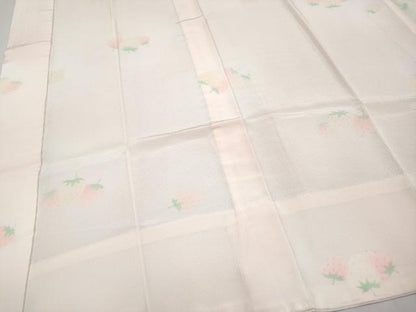 平和屋着物■上質な長襦袢　無双仕立て　苺　いちご　暈し染め　逸品　未使用　CYAA2755s5