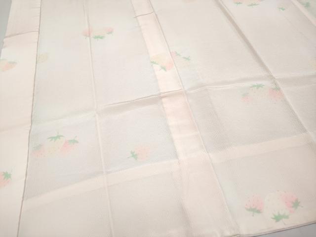平和屋着物■上質な長襦袢　無双仕立て　苺　いちご　暈し染め　逸品　未使用　CYAA2755s5