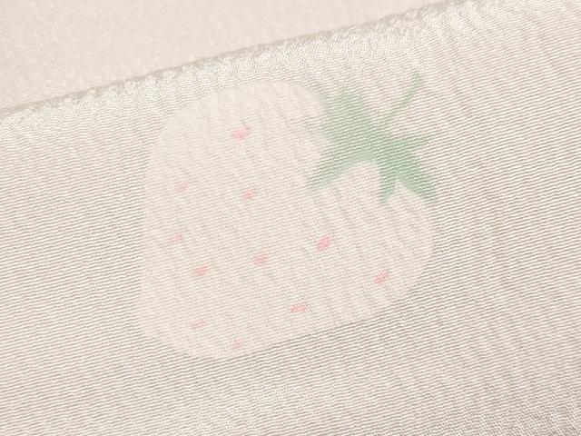 平和屋着物■上質な長襦袢　無双仕立て　苺　いちご　暈し染め　逸品　未使用　CYAA2755s5
