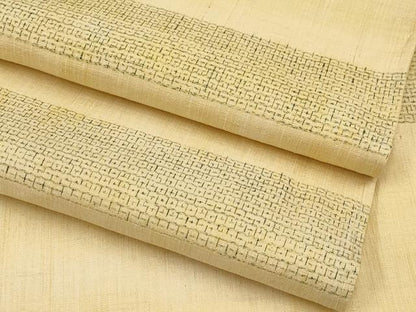 平和屋着物▽極上　本場結城紬　重要無形文化財　単衣　80亀甲　横段文　逸品　未使用　CYAA4928s6