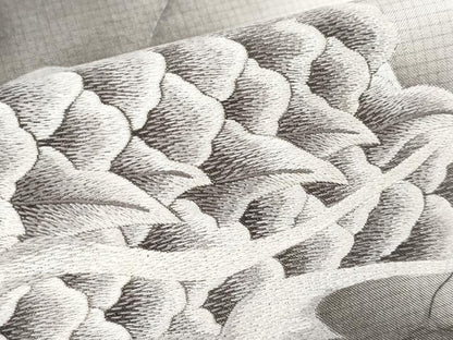 平和屋本店●最高級　訪問着　本場染大島紬　総手刺繍　龍　やまと金ラベル　逸品　CYAA5045s6