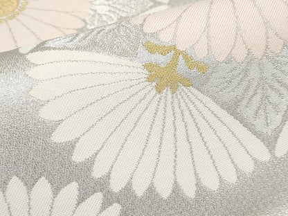 期間限定セール20％off●最高級　人間国宝　北村武資　六通柄袋帯　煌彩錦　五稜菊紋　金銀糸　逸品　CYAA2805s5