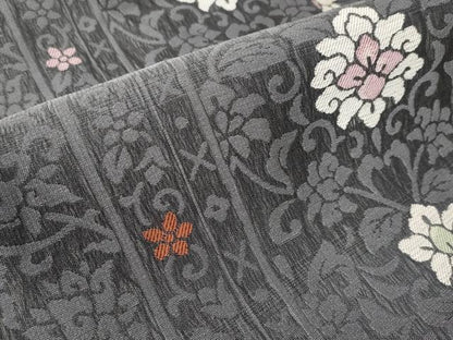 平和屋着物●極上 スリーシーズン 春夏秋 九寸名古屋帯 更紗花唐草文 逸品 CYAA2818s5