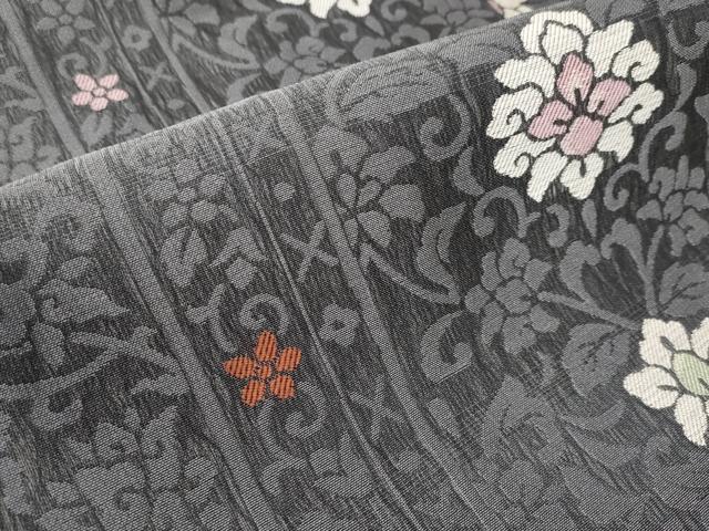 平和屋着物●極上 スリーシーズン 春夏秋 九寸名古屋帯 更紗花唐草文 逸品 CYAA2818s5