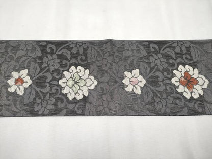 平和屋着物●極上 スリーシーズン 春夏秋 九寸名古屋帯 更紗花唐草文 逸品 CYAA2818s5