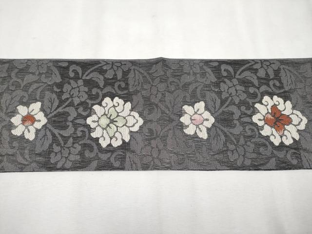 平和屋着物●極上 スリーシーズン 春夏秋 九寸名古屋帯 更紗花唐草文 逸品 CYAA2818s5