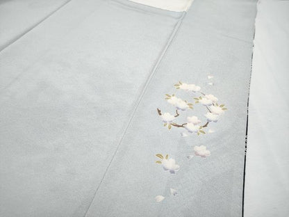 平和屋着物■極上　訪問着　駒刺繍　絞り　雪輪枝花文　金彩　逸品　CYAA2865s5
