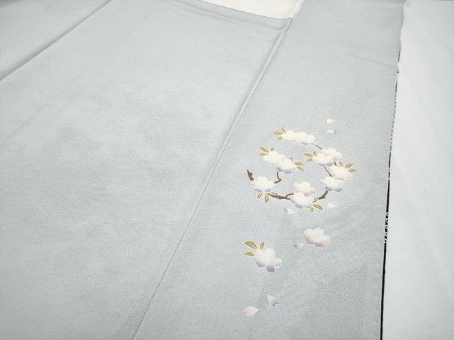 平和屋着物■極上　訪問着　駒刺繍　絞り　雪輪枝花文　金彩　逸品　CYAA2865s5
