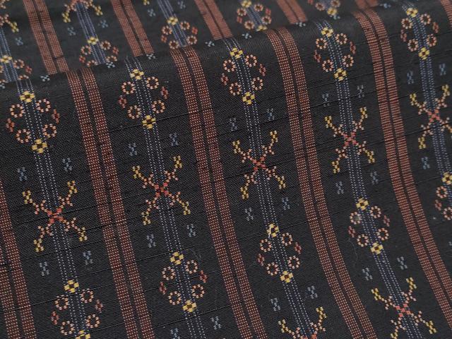 平和屋本店□極上 伝統工芸士 七代目 吉澤与市 須原花織 紬