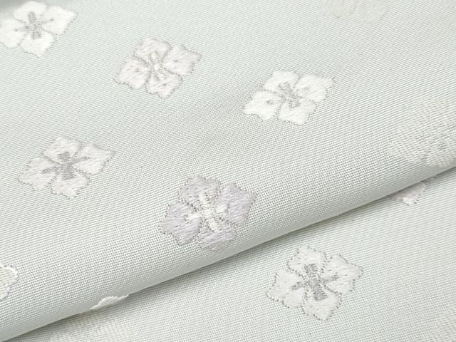 平和屋本店■極上　山口美術織物　皇室　伊勢神宮御用　西陣織　訪問着　唐織　花菱　白花色地　逸品　CYAA2898s5