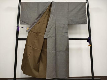 平和屋着物■極上　男性　本場大島紬　アンサンブル　キングサイズ　逸品　未使用　CYAA2899s5