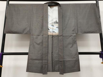 平和屋着物■極上　男性　本場大島紬　アンサンブル　キングサイズ　逸品　未使用　CYAA2899s5
