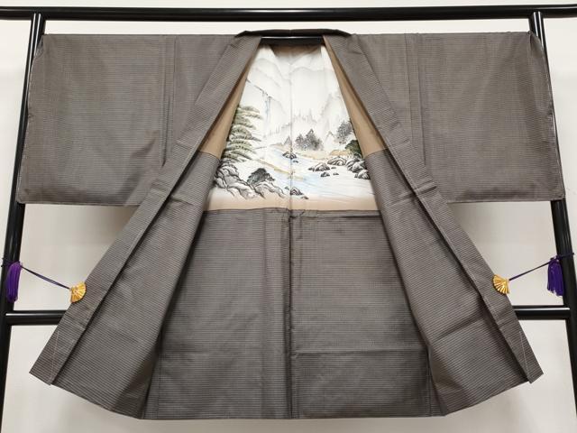 平和屋着物■極上　男性　本場大島紬　アンサンブル　キングサイズ　逸品　未使用　CYAA2899s5