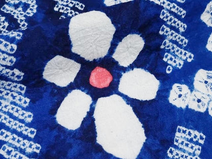 平和屋着物∴極上 夏物 浴衣 有松鳴海絞り 亀甲花文 綿 逸品 CYAA2916s5