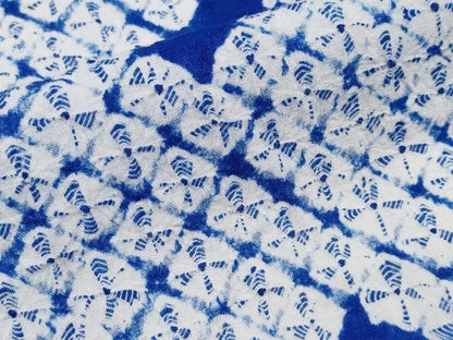 平和屋着物∴極上 夏物 浴衣 有松鳴海絞り 亀甲花文 綿 逸品 CYAA2916s5