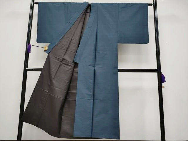 平和屋着物●極上　男性　本場大島紬　80亀甲　アンサンブル　総詰め　逸品　CYAA2918s5