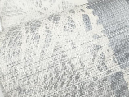 平和屋着物＊極上 夏物 全通柄袋帯 横段吉祥文 銀糸 逸品 CYAA2941s5