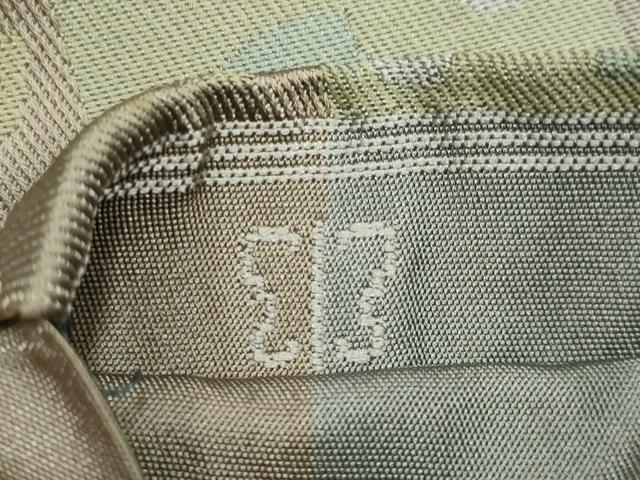 平和屋着物●極上　西陣　川島織物　九寸開き名古屋帯　格子吉祥文　三越扱い　逸品　CYAA2961s5