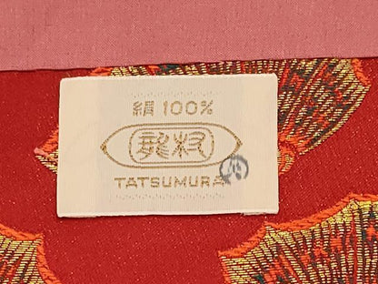 平和屋着物●極上 龍村美術織物 九寸開き名古屋帯 彩貝文 金糸 逸品 CYAA2966s5