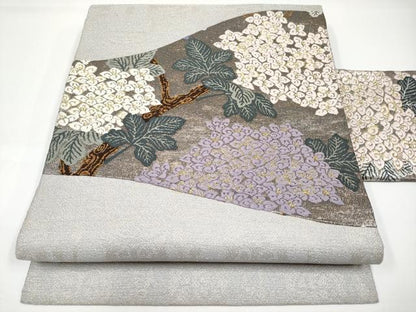 平和屋着物■極上　創業280年　誉田屋源兵衛　九寸名古屋帯　唐織　切嵌　枝花文　金銀糸　逸品　CYAA2970s5