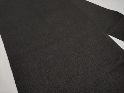 平和屋本店■極上　本場黄八丈　黒八丈　紬　八寸名古屋帯　逸品　CYAA2976s5