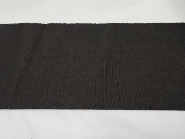 平和屋本店■極上　本場黄八丈　黒八丈　紬　八寸名古屋帯　逸品　CYAA2976s5