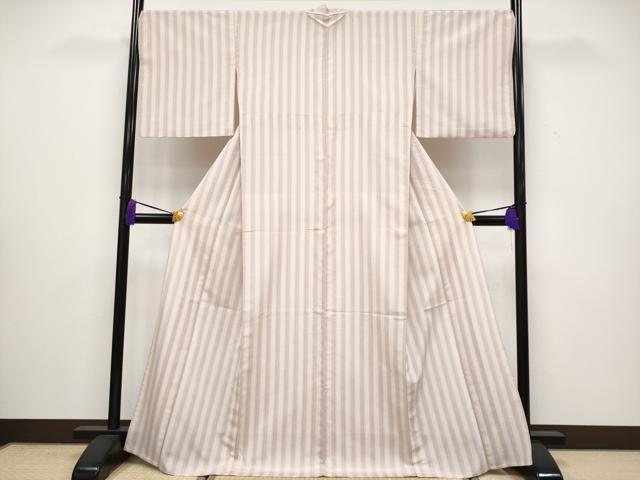 平和屋着物▽極上 お召 単衣 間道 逸品 CYAA2993s5