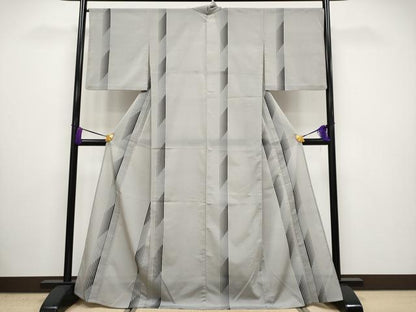 平和屋着物＊極上 夏物 明石ちぢみ 間道 潤色 逸品 CYAA2995s5