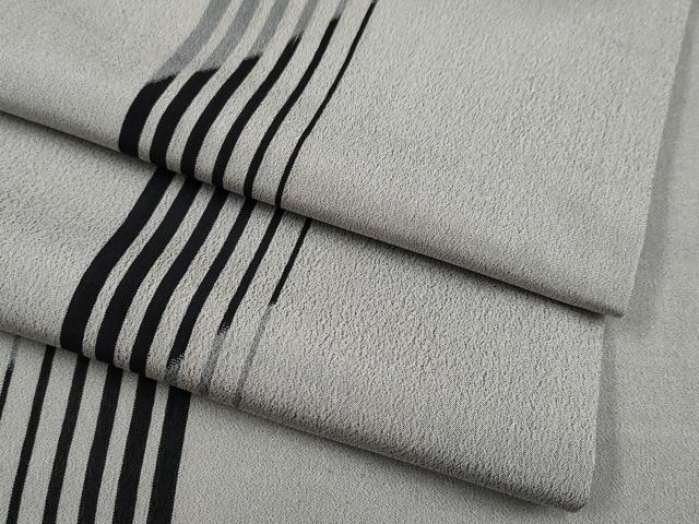 平和屋着物＊極上 夏物 明石ちぢみ 間道 潤色 逸品 CYAA2995s5