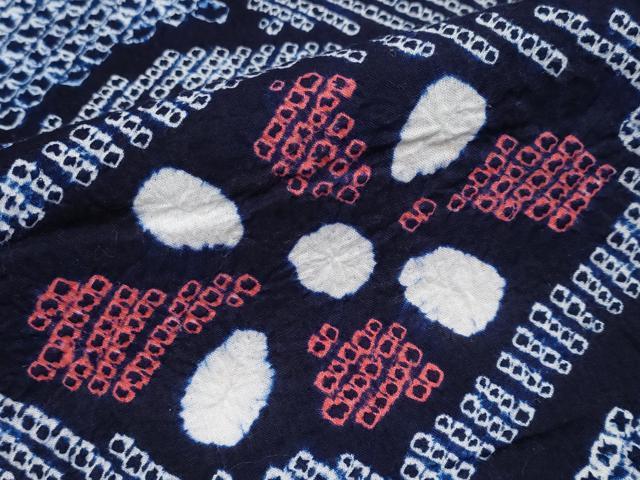 平和屋着物∴極上 夏物 浴衣 有松鳴海絞り 亀甲花菱文 綿 逸品 CYAA3015s5