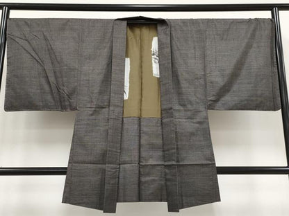 平和屋着物●極上　男性　本場大島紬　アンサンブル　キングサイズ　100亀甲　総詰め　証紙付き　逸品　未使用　CYAA3025s5