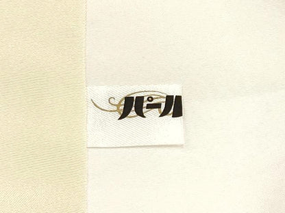 平和屋本店●極上　訪問着　総刺繍　手刺繍　胡蝶蘭　金銀糸　蜂蜜色地　逸品　CYAA5049s6