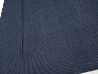 平和屋着物●極上 本場結城紬 重要無形文化財 縞 証紙付き 逸品 CYAA3045s5