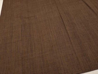 平和屋着物●極上 男性 本場結城紬 重要無形文化財 アンサンブル 縞 証紙付き 逸品 CYAA3049s5