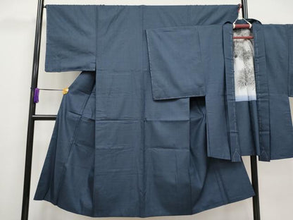 平和屋着物●極上 男性 紬 130亀甲 アンサンブル 逸品 未使用 CYAA3050s5