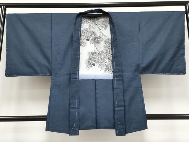 平和屋着物●極上 男性 紬 130亀甲 アンサンブル 逸品 未使用 CYAA3050s5