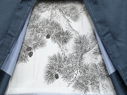 平和屋着物●極上 男性 紬 130亀甲 アンサンブル 逸品 未使用 CYAA3050s5