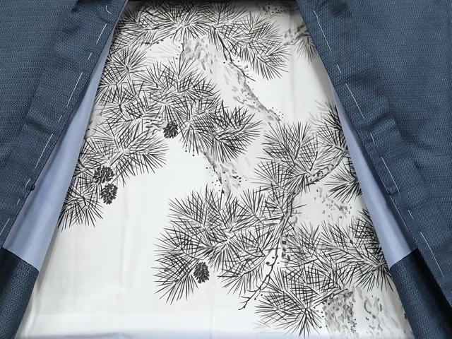 平和屋着物●極上 男性 紬 130亀甲 アンサンブル 逸品 未使用 CYAA3050s5