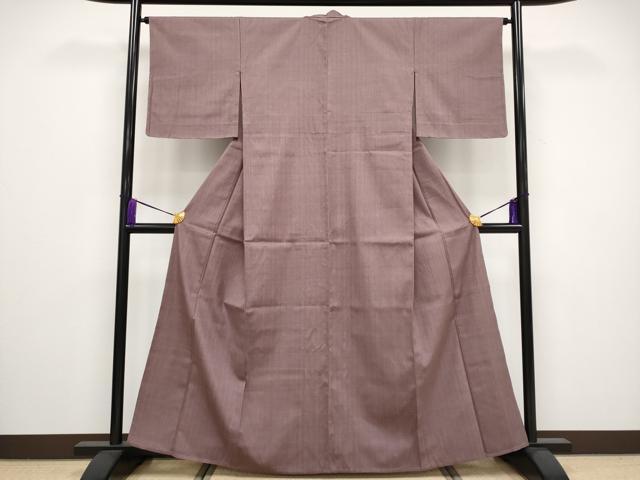 平和屋着物▽極上 本場結城紬 重要無形文化財 単衣 色無地 鴇浅葱色地 逸品 未使用 CYAA3061s5