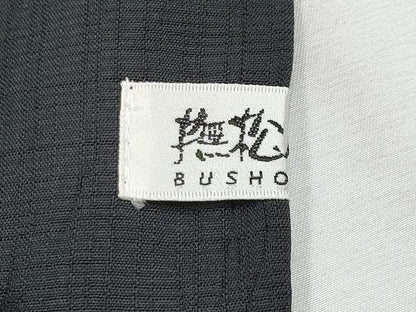 平和屋着物∴極上 夏物 撫松庵 小紋・浴衣兼用 セオアルファ 矢羽根文 蝋色地 洗える着物 逸品 CYAA3111s5