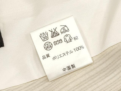 平和屋着物∴極上 夏物 小紋・浴衣兼用 23区 よろけ縞 鳥の子色地 洗える着物 CYAA3126s5