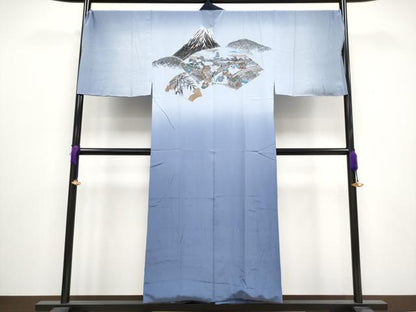 平和屋着物■極上　男性 本場大島紬 アンサンブル・長襦袢セット キングサイズ 100亀甲 総詰め 窪コマ作 証紙付き 逸品 未使用 CYAA3145s5