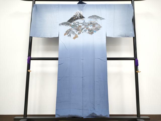 平和屋着物■極上　男性 本場大島紬 アンサンブル・長襦袢セット キングサイズ 100亀甲 総詰め 窪コマ作 証紙付き 逸品 未使用 CYAA3145s5