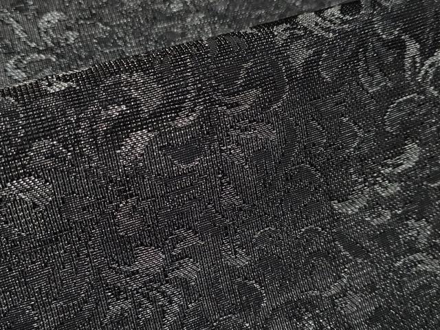 平和屋本店▽極上 スリーシーズン 春夏秋 塵除け 長羽織 唐草紋紗 銀糸 逸品 未使用 CYAA3198s5