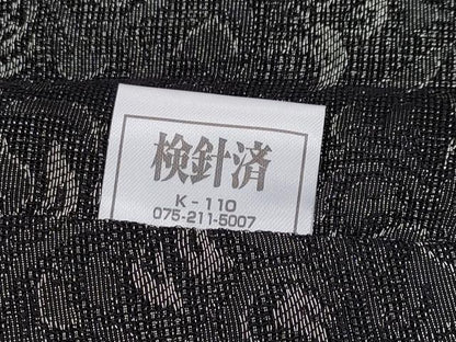 平和屋本店▽極上 スリーシーズン 春夏秋 塵除け 長羽織 唐草紋紗 銀糸 逸品 未使用 CYAA3198s5