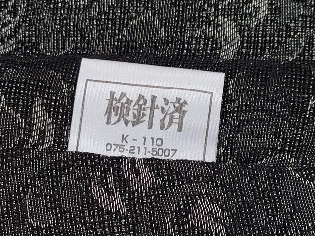 平和屋本店▽極上 スリーシーズン 春夏秋 塵除け 長羽織 唐草紋紗 銀糸 逸品 未使用 CYAA3198s5