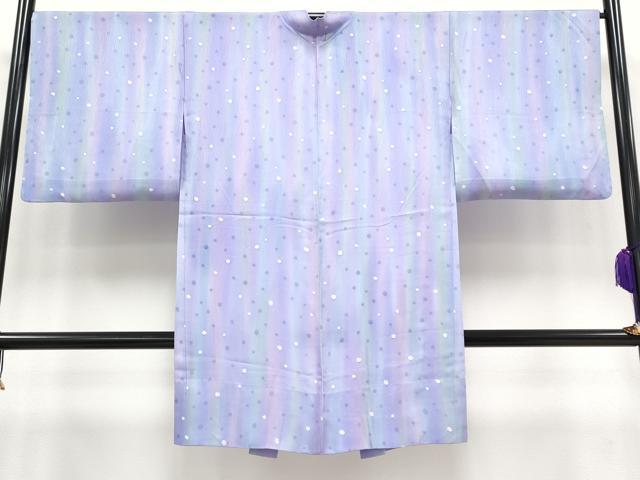 平和屋本店▽極上 スリーシーズン 春夏秋 塵除け 長羽織 恵匠染芸 水玉紋紗 暈し染め 上代39万 反端付き 逸品 CYAA3200s5