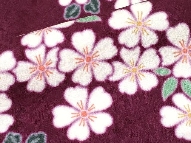 平和屋本店■極上　男性　訪問着　雲取り舞花文　金彩　紫紺色地　逸品　未使用　CYAA3213s5