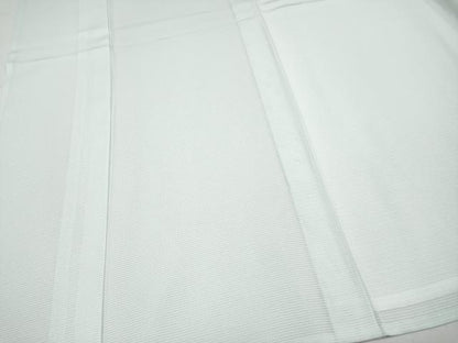 平和屋着物＊極上 夏物 江戸小紋 絽 万筋 白×千草鼠色 逸品 CYAA3214s5
