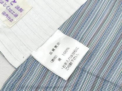 平和屋着物＊極上 夏物 本場縞大島紬 夏大島 伝統工芸士 紫善作 夏南風 むらなか謹製 やまと誂製 証紙付き 逸品 CYAA3222s5